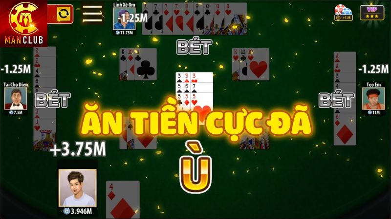 Điểm mạnh game bài tá lả manclub