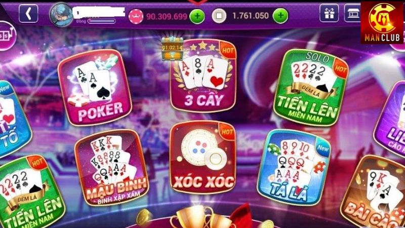 Những lý do nên tham gia game bài đổi thưởng Manclub